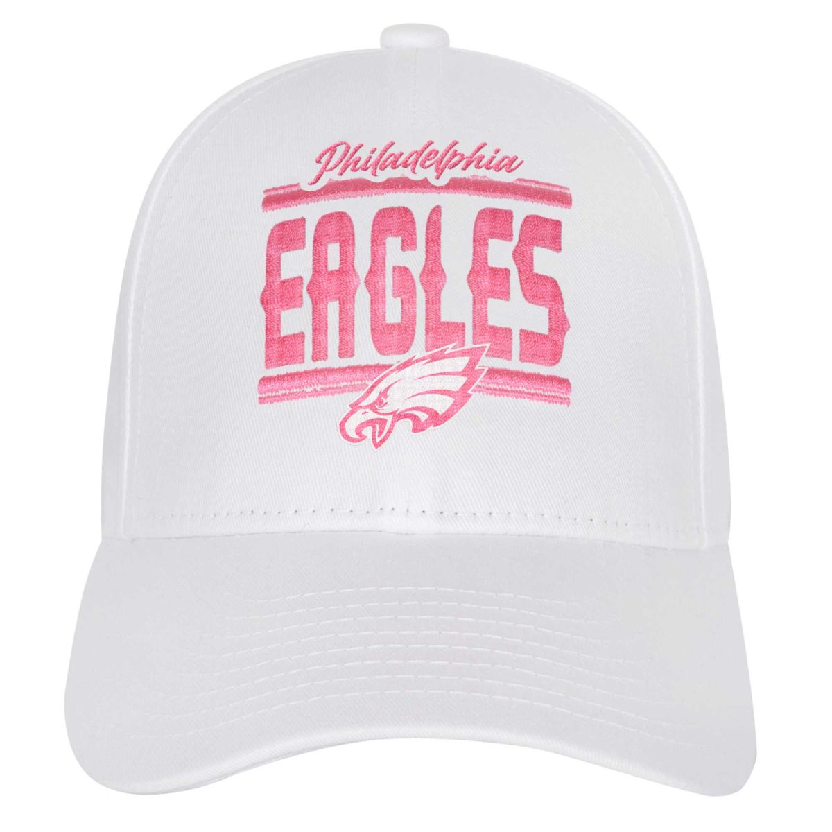girls youth philadelphia eagles all white structured adjustable hat | NFL Jerseys & Hats Collection at Eagles Jerseys