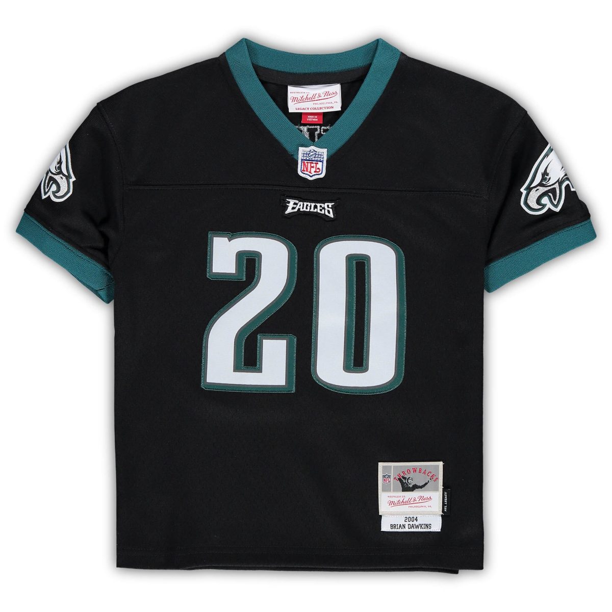 infant mitchell  ness brian dawkins black philadelphia eagles 2004 retired legacy jersey | NFL Jerseys & Hats Collection at Eagles Jerseys