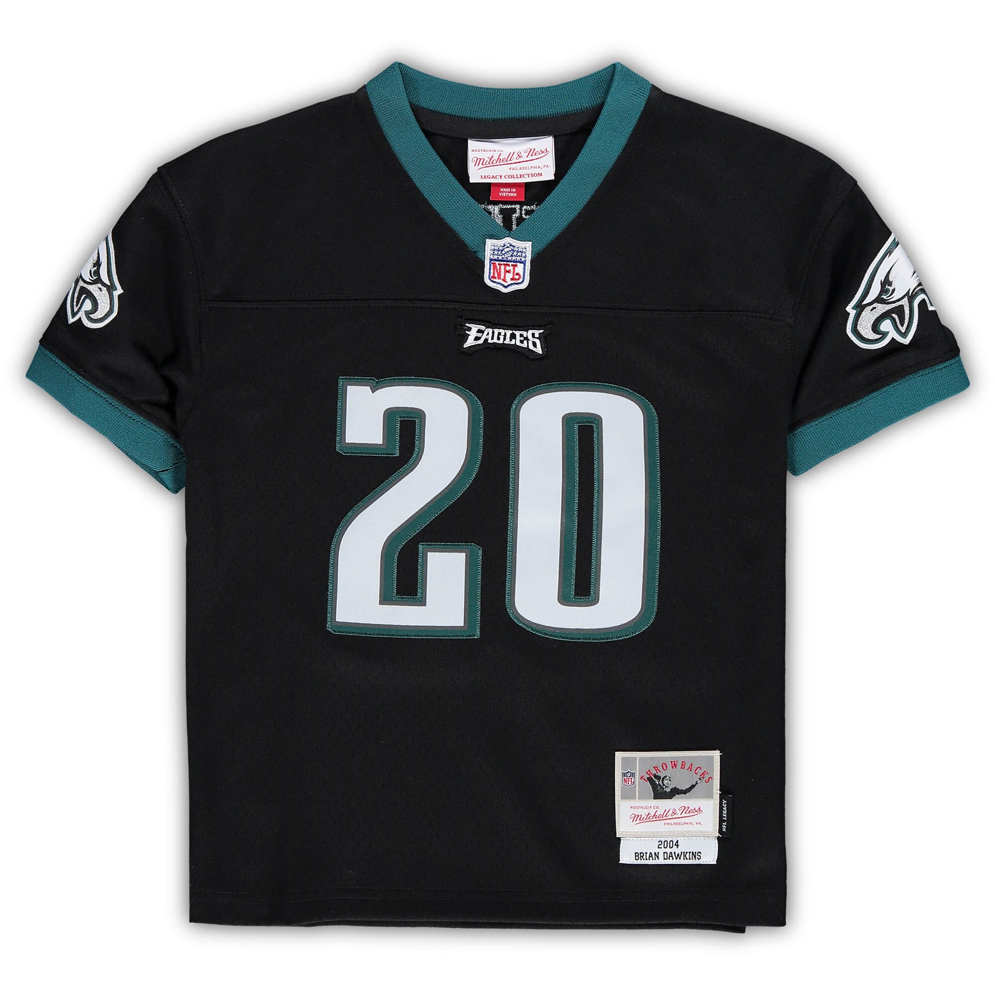 infant mitchell  ness brian dawkins black philadelphia eagles 2004 retired legacy jersey | NFL Jerseys & Hats Collection at Eagles Jerseys