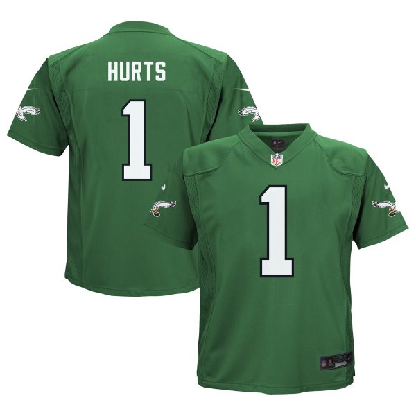 infant nike jalen hurts kelly green philadelphia eagles alternate game jersey | NFL Jerseys & Hats Collection at Eagles Jerseys