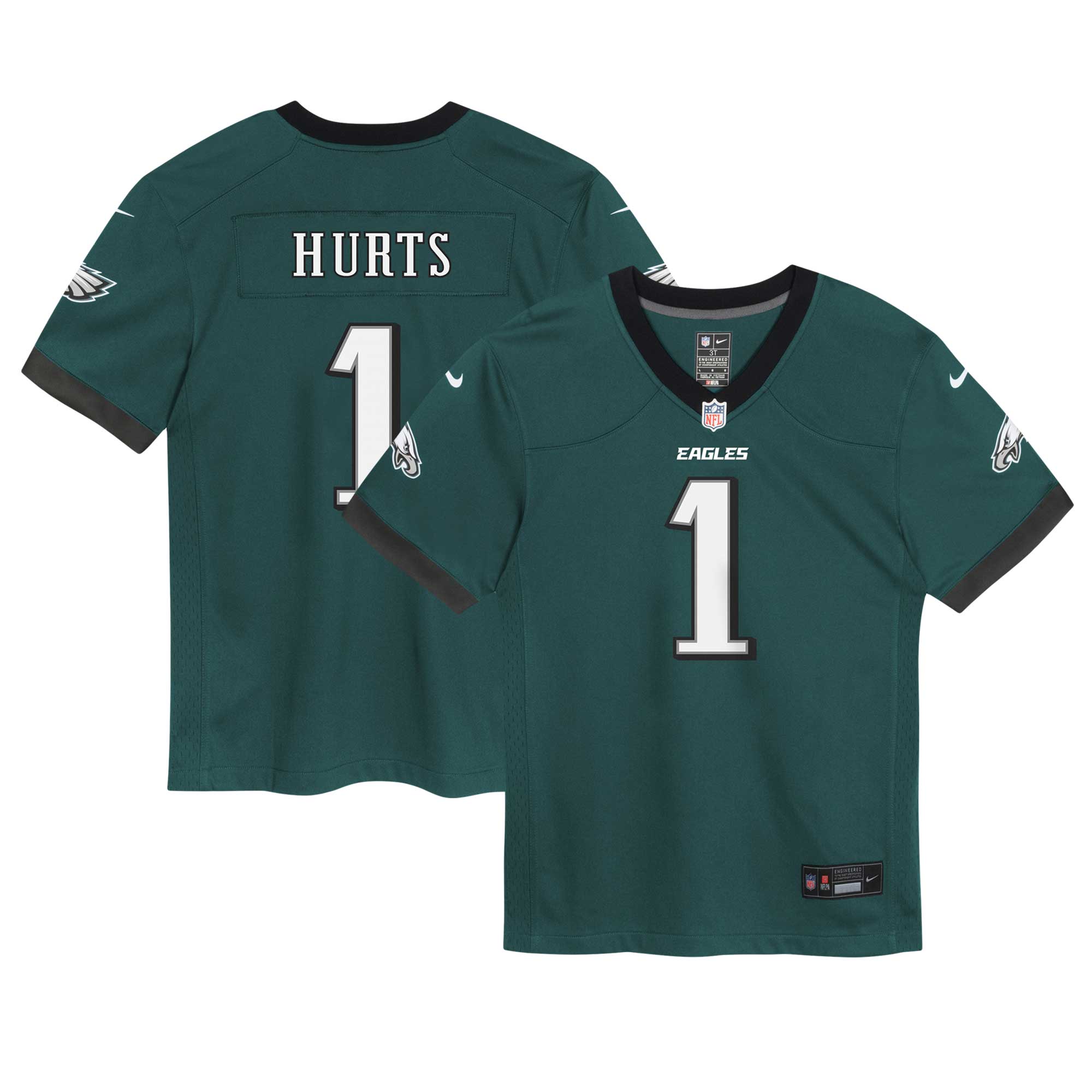 infant nike jalen hurts midnight green philadelphia eagles game jersey | NFL Jerseys & Hats Collection at Eagles Jerseys
