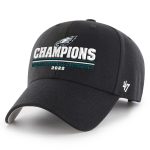 mens 47 black philadelphia eagles 2022 nfc champions mvp adjustable hat | NFL Jerseys & Hats Collection at Eagles Jerseys