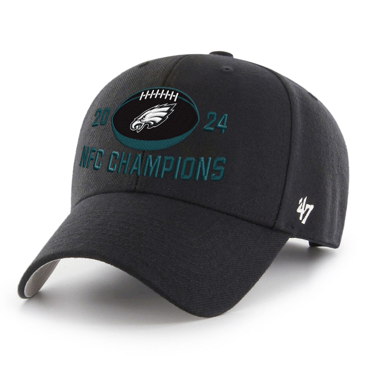 mens 47 black philadelphia eagles 2024 nfc champions mvp adjustable hat | NFL Jerseys & Hats Collection at Eagles Jerseys