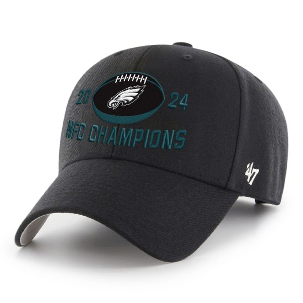 mens 47 black philadelphia eagles 2024 nfc champions mvp adjustable hat | NFL Jerseys & Hats Collection at Eagles Jerseys