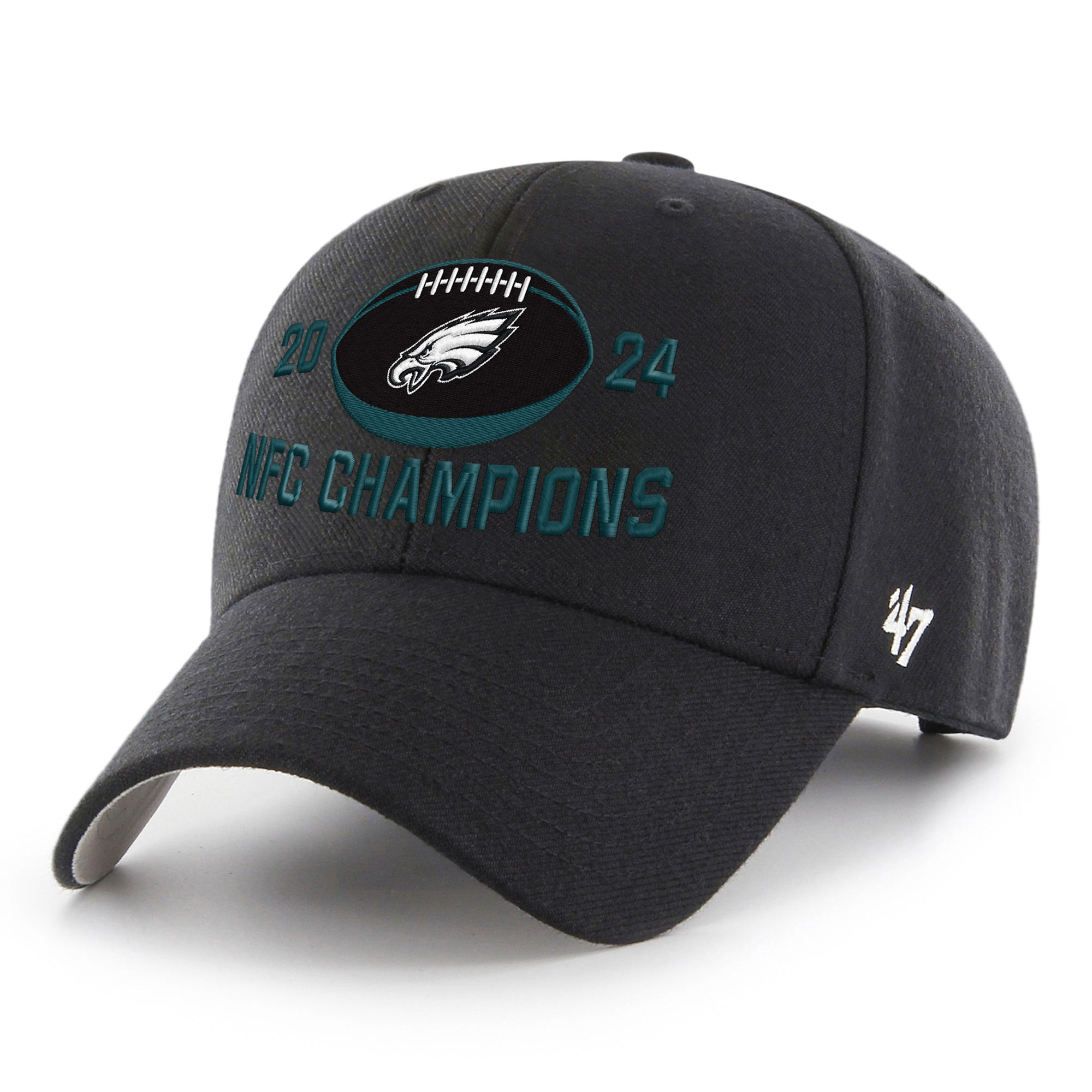 mens 47 black philadelphia eagles 2024 nfc champions mvp adjustable hat | NFL Jerseys & Hats Collection at Eagles Jerseys