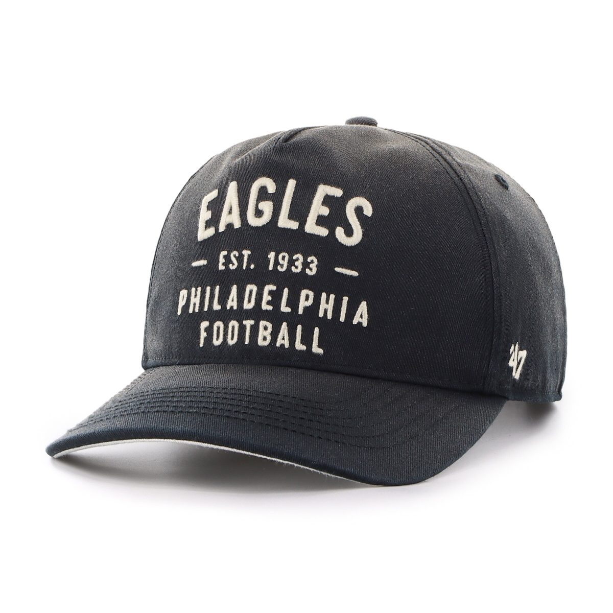 mens 47 black philadelphia eagles dusted laramie unstructured hitch adjustable hat | NFL Jerseys & Hats Collection at Eagles Jerseys