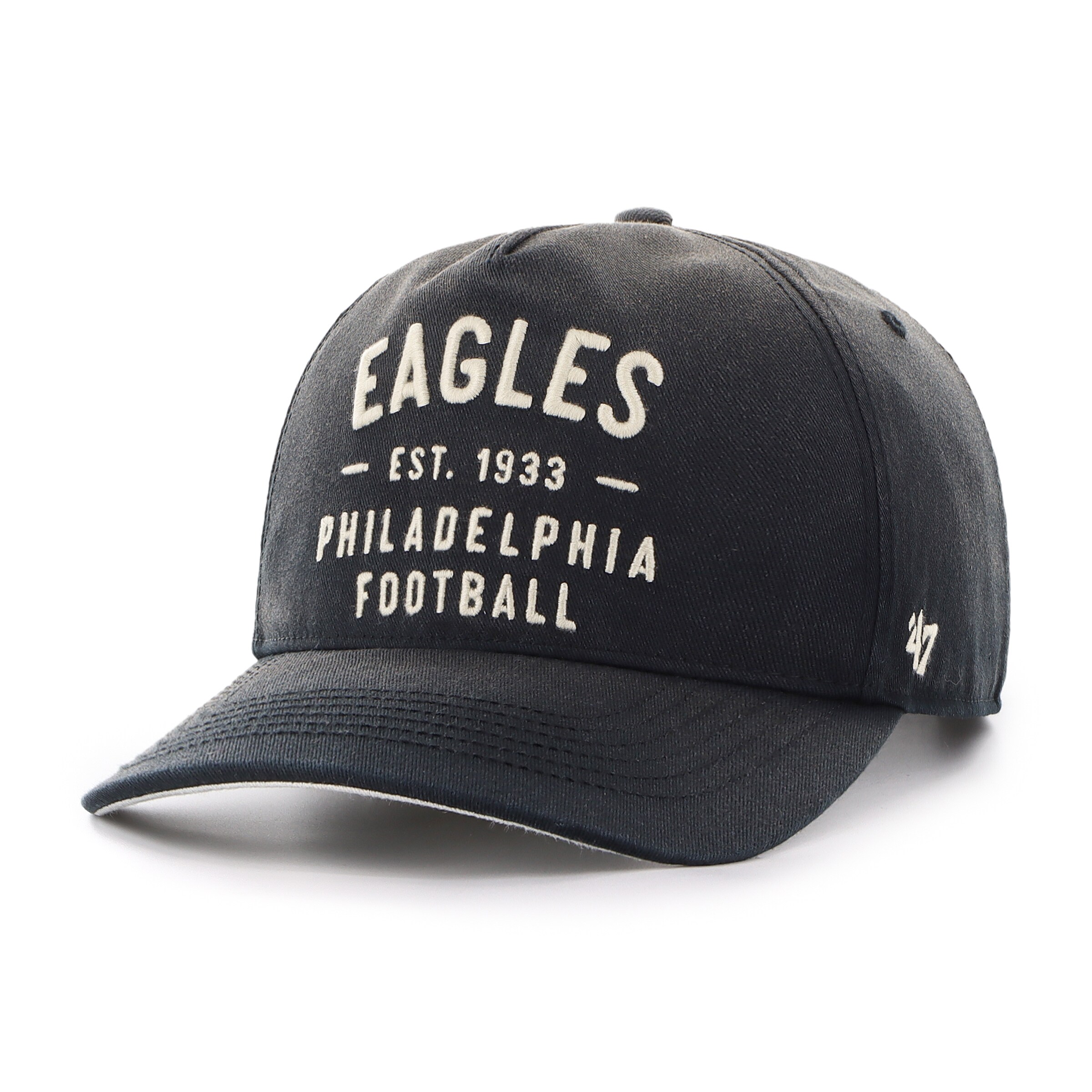 mens 47 black philadelphia eagles dusted laramie unstructured hitch adjustable hat | NFL Jerseys & Hats Collection at Eagles Jerseys