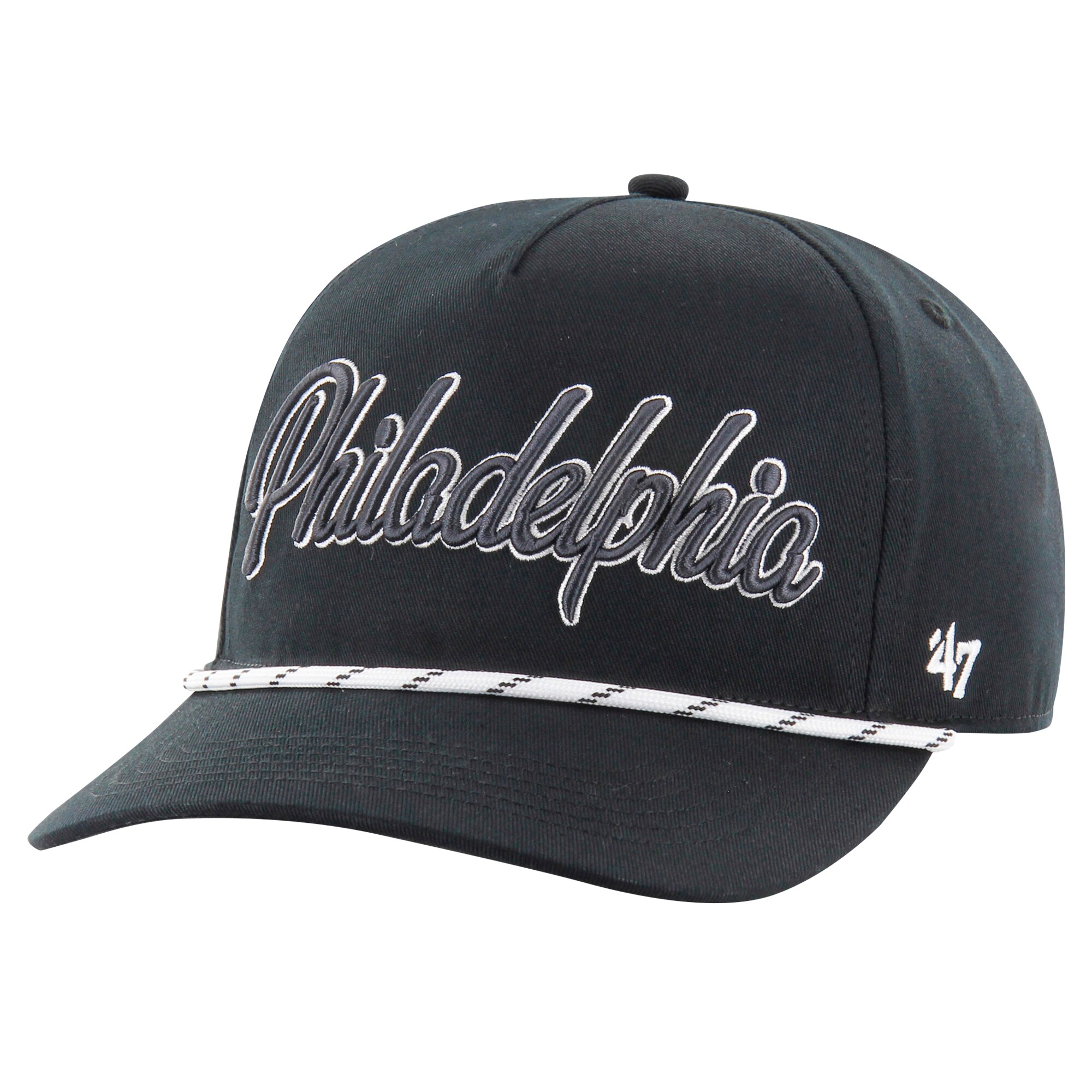 mens 47 black philadelphia eagles overhand speckle hitch adjustable hat | NFL Jerseys & Hats Collection at Eagles Jerseys