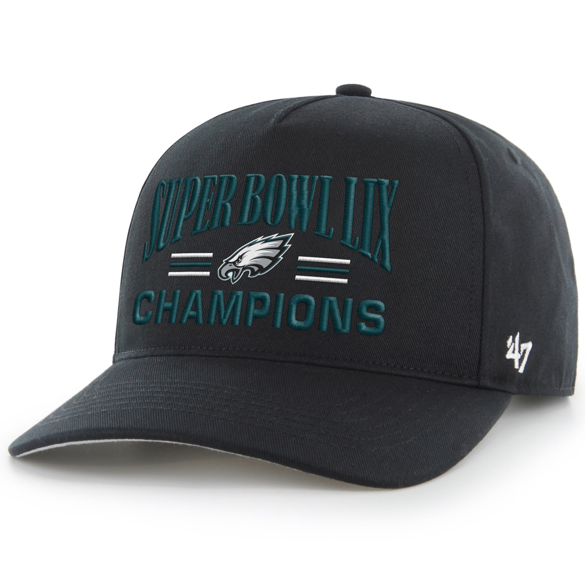 mens 47 black philadelphia eagles super bowl lix champions hitch adjustable hat | NFL Jerseys & Hats Collection at Eagles Jerseys