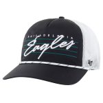 mens 47 blackwhite philadelphia eagles downburst relaxed hitch trucker adjustable hat | NFL Jerseys & Hats Collection at Eagles Jerseys
