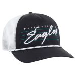 mens 47 blackwhite philadelphia eagles downburst relaxed hitch trucker adjustable hat | NFL Jerseys & Hats Collection at Eagles Jerseys