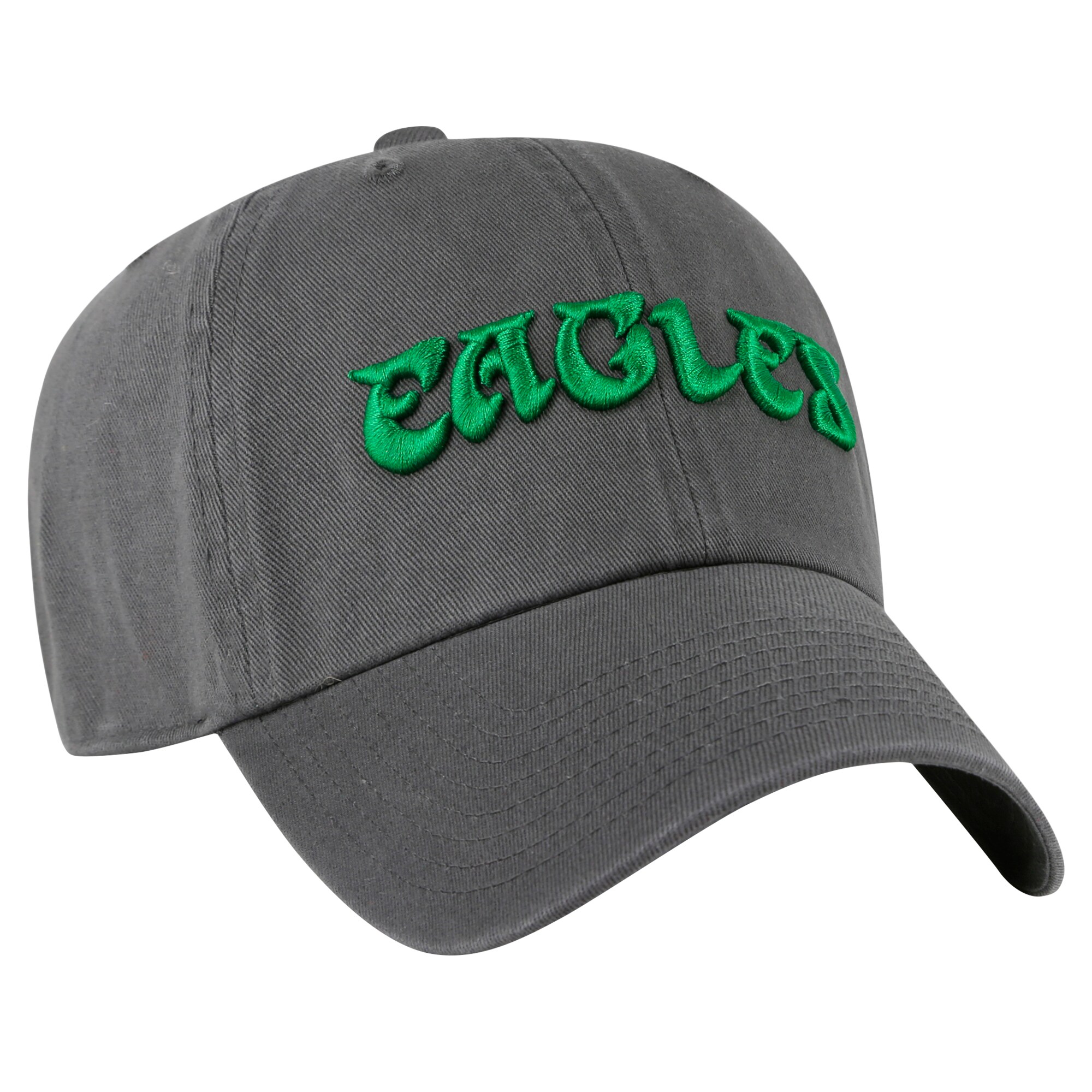mens 47 charcoal philadelphia eagles clean up team script adjustable hat | NFL Jerseys & Hats Collection at Eagles Jerseys