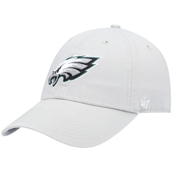 mens 47 gray philadelphia eagles clean up adjustable hat | NFL Jerseys & Hats Collection at Eagles Jerseys