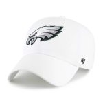 mens 47 white philadelphia eagles clean up adjustable hat | NFL Jerseys & Hats Collection at Eagles Jerseys