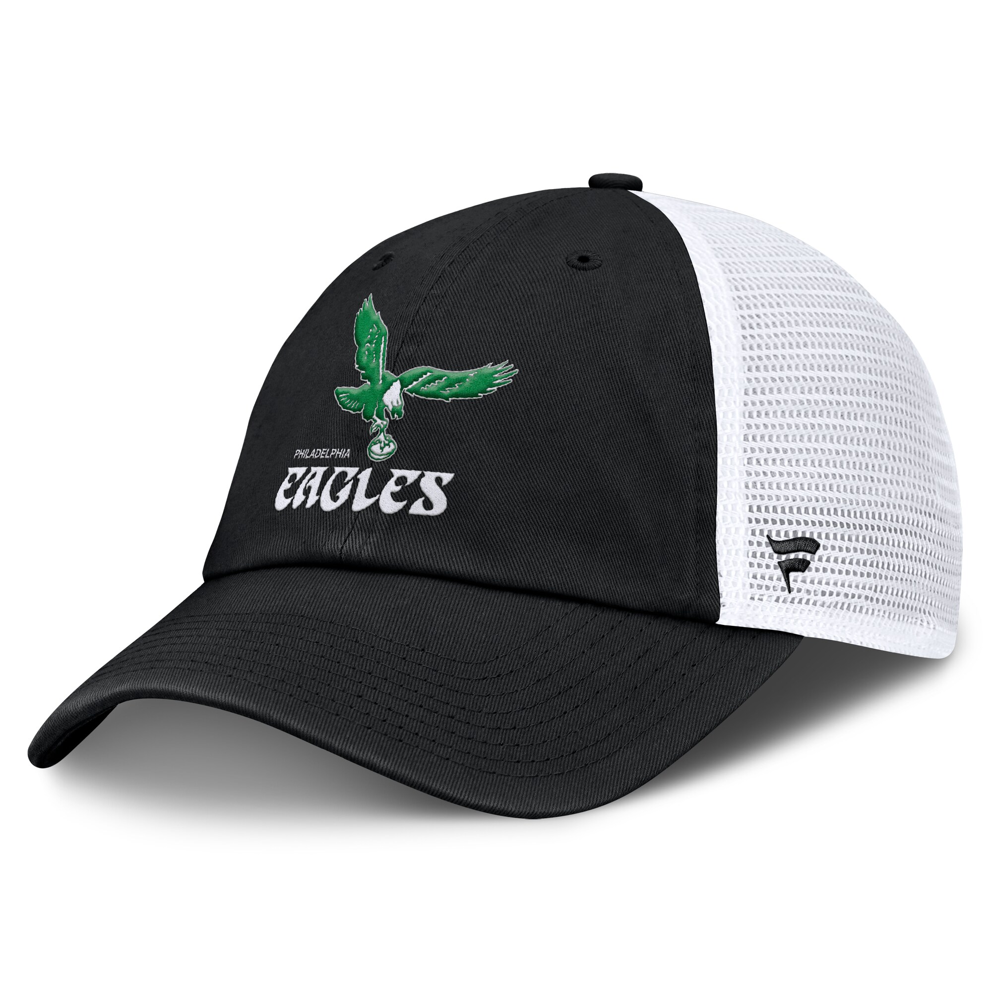 mens fanatics black philadelphia eagles basic vintage trucker adjustable hat | NFL Jerseys & Hats Collection at Eagles Jerseys