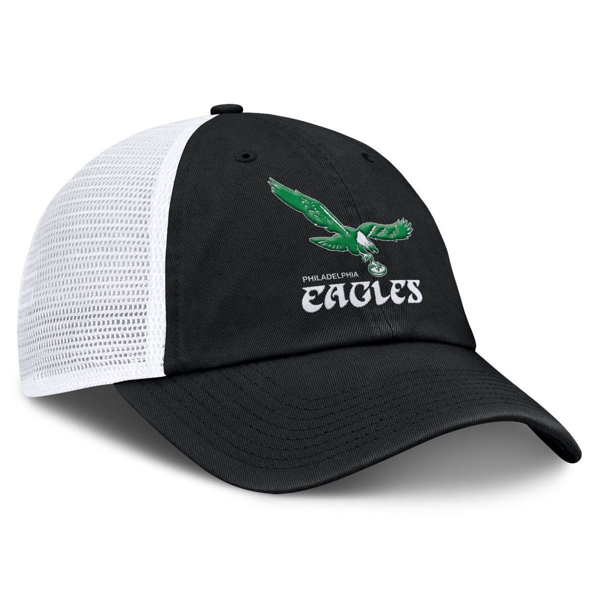 mens fanatics black philadelphia eagles basic vintage trucker adjustable hat | NFL Jerseys & Hats Collection at Eagles Jerseys