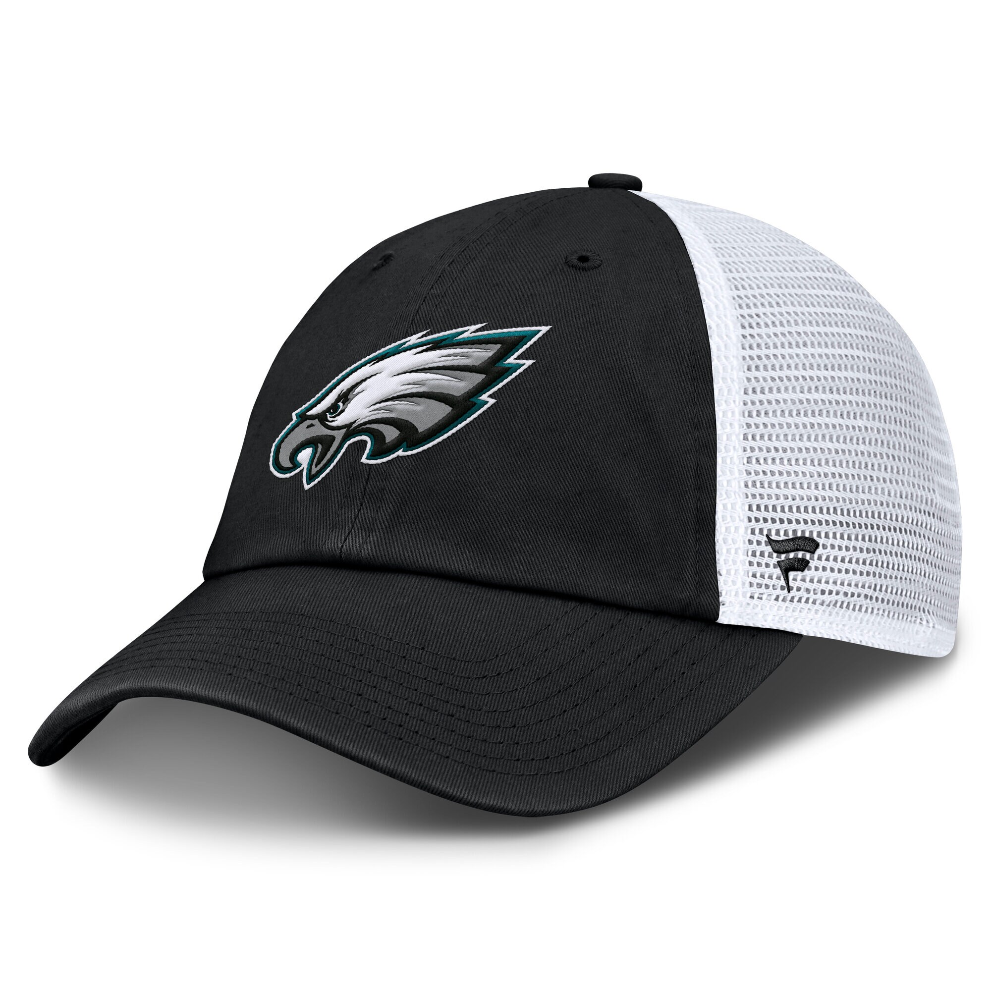 mens fanatics blackwhite philadelphia eagles trucker adjustable hat | NFL Jerseys & Hats Collection at Eagles Jerseys