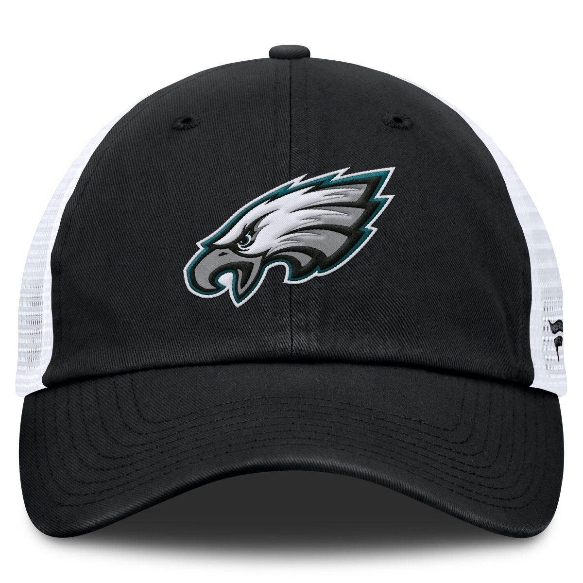mens fanatics blackwhite philadelphia eagles trucker adjustable hat | NFL Jerseys & Hats Collection at Eagles Jerseys