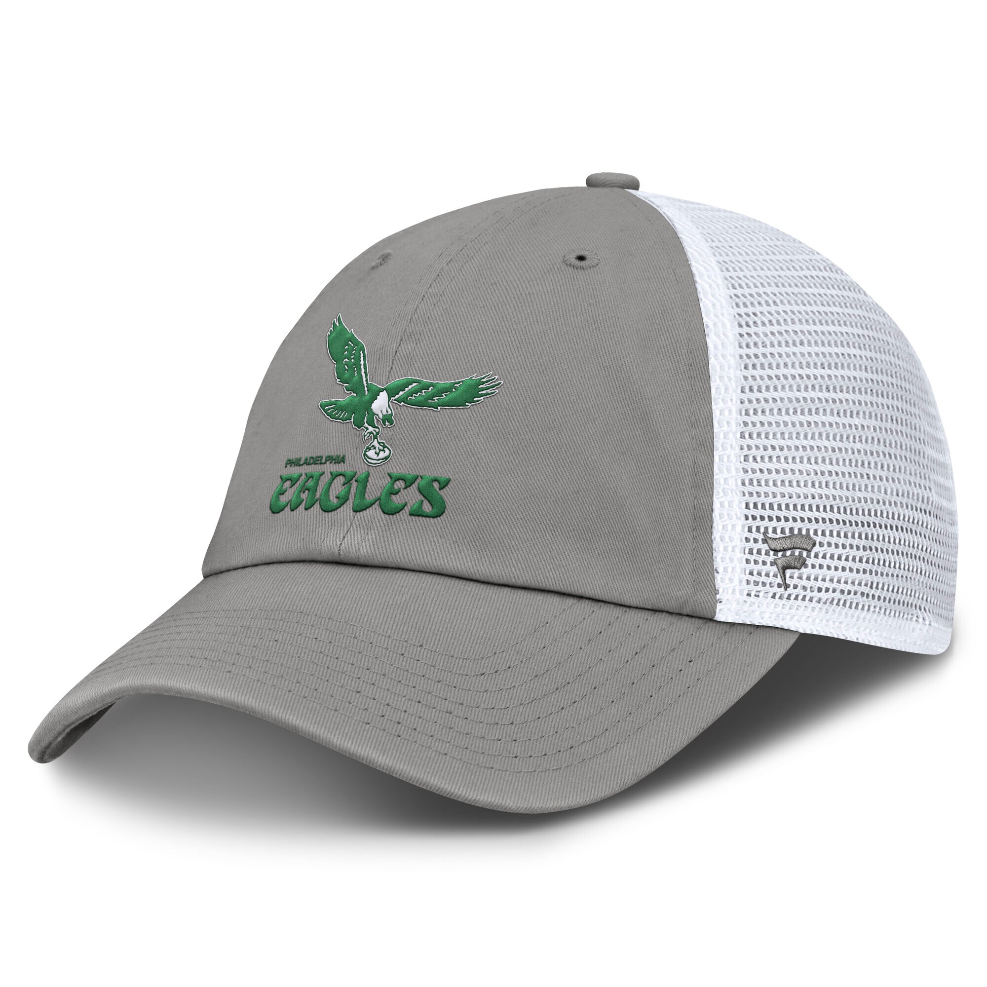 mens fanatics graywhite philadelphia eagles vintage trucker adjustable hat | NFL Jerseys & Hats Collection at Eagles Jerseys