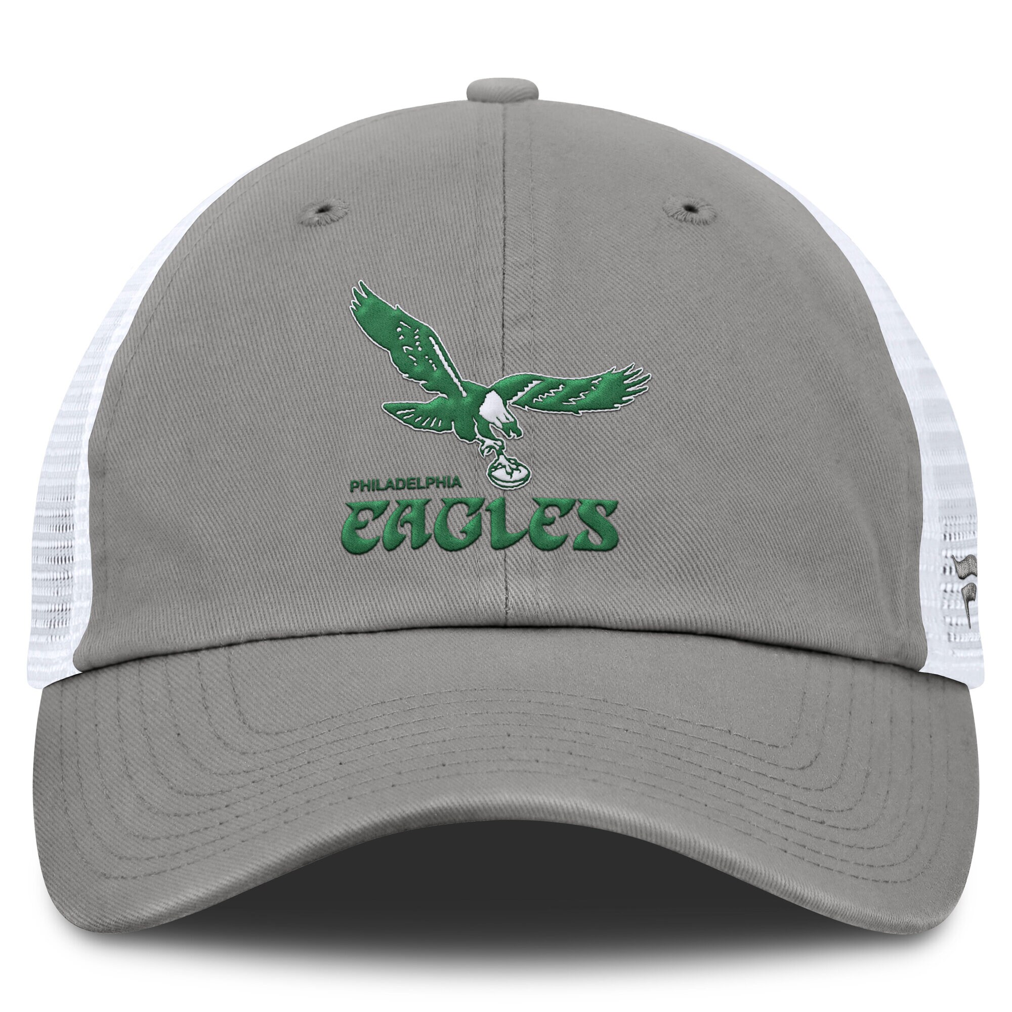 mens fanatics graywhite philadelphia eagles vintage trucker adjustable hat | NFL Jerseys & Hats Collection at Eagles Jerseys