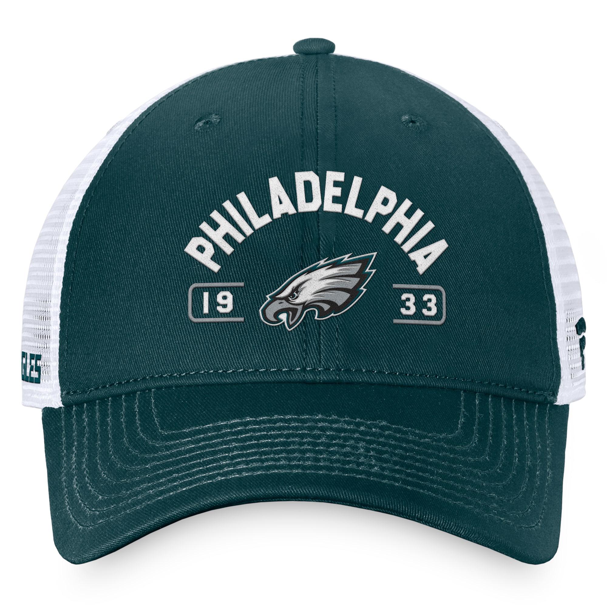 mens fanatics greenwhite philadelphia eagles free kick unstructured trucker adjustable hat | NFL Jerseys & Hats Collection at Eagles Jerseys