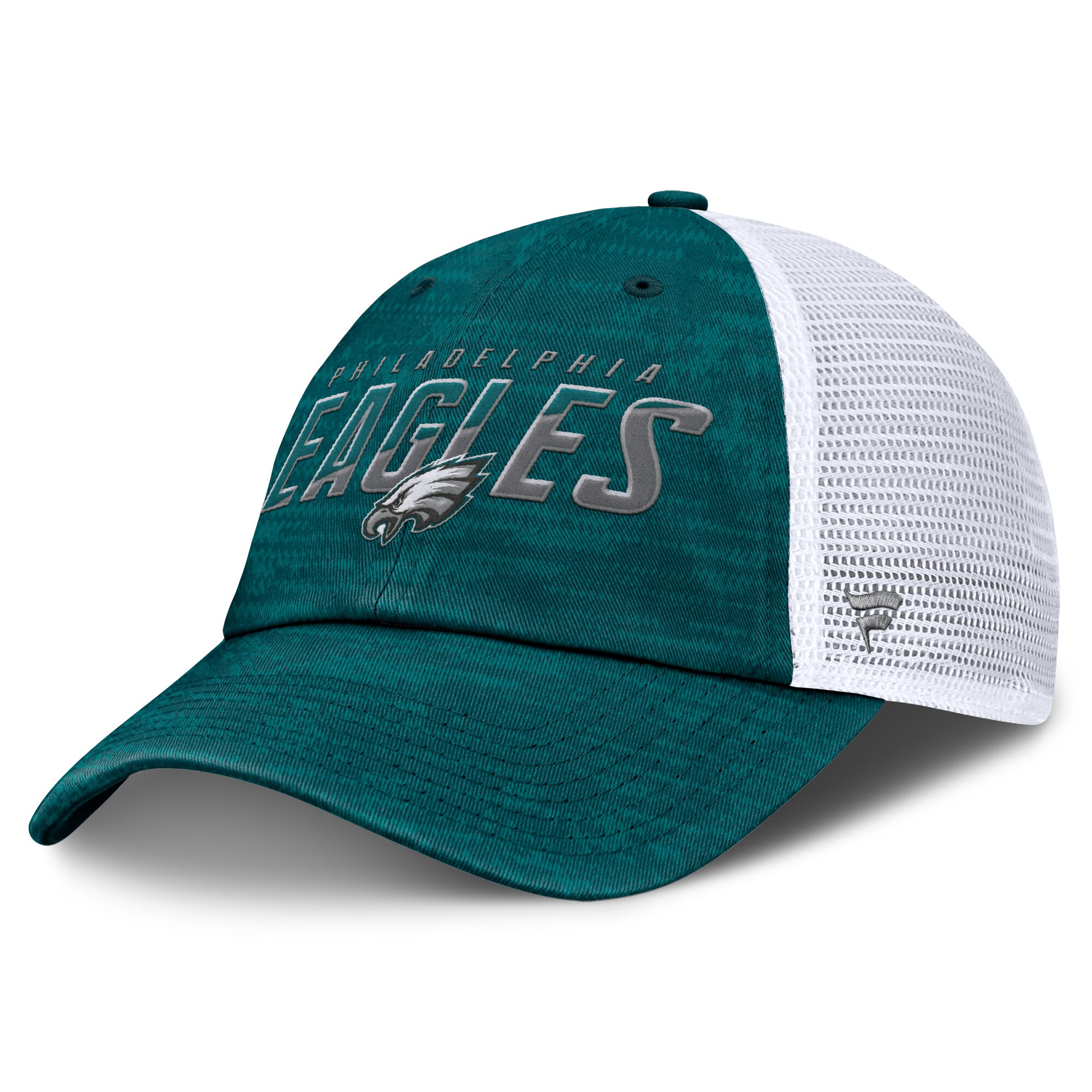 mens fanatics heather midnight green philadelphia eagles challenge trucker adjustable hat | NFL Jerseys & Hats Collection at Eagles Jerseys