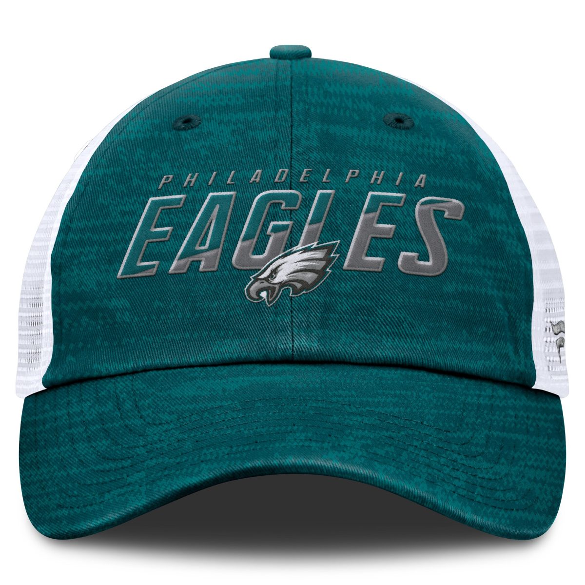 mens fanatics heather midnight green philadelphia eagles challenge trucker adjustable hat | NFL Jerseys & Hats Collection at Eagles Jerseys