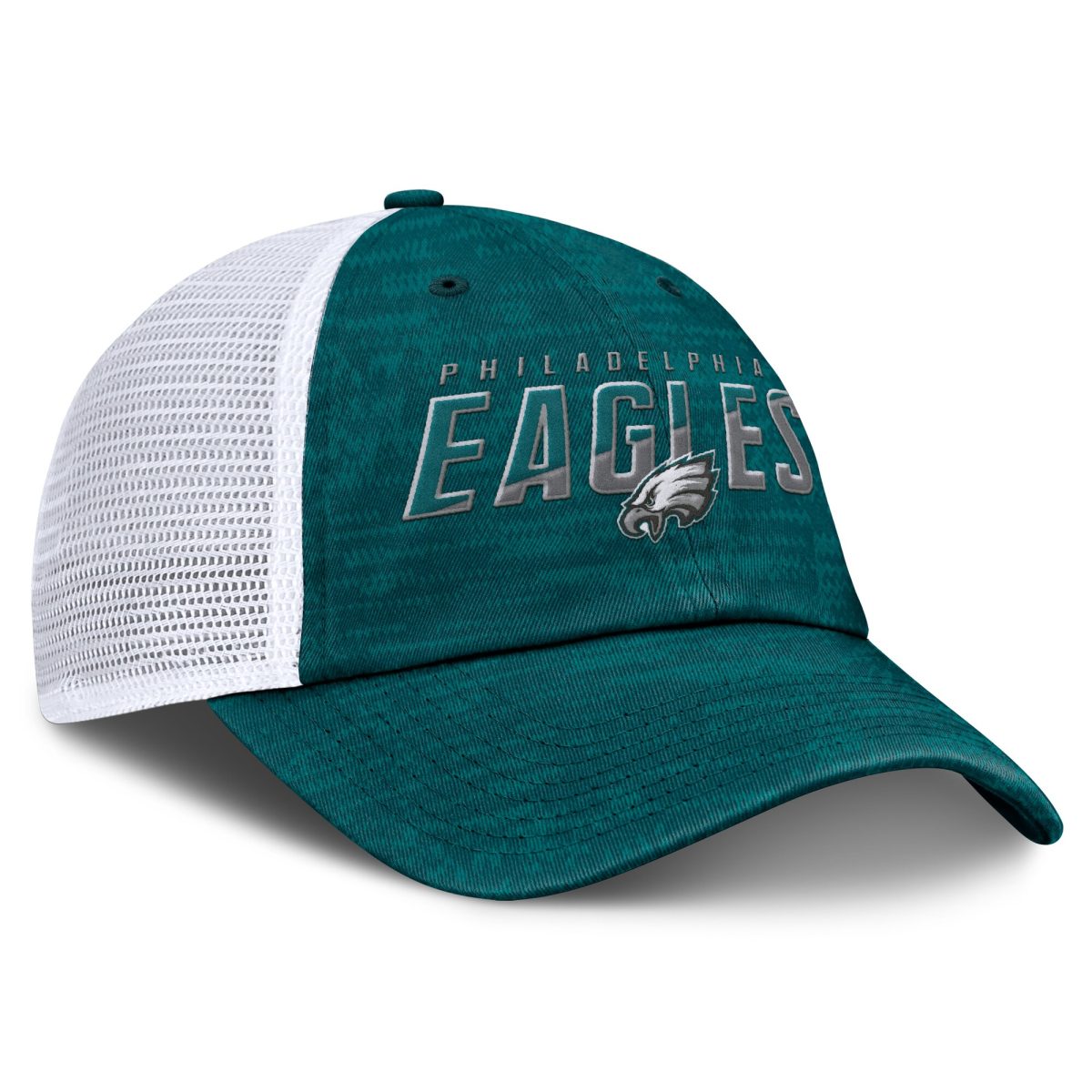 mens fanatics heather midnight green philadelphia eagles challenge trucker adjustable hat | NFL Jerseys & Hats Collection at Eagles Jerseys