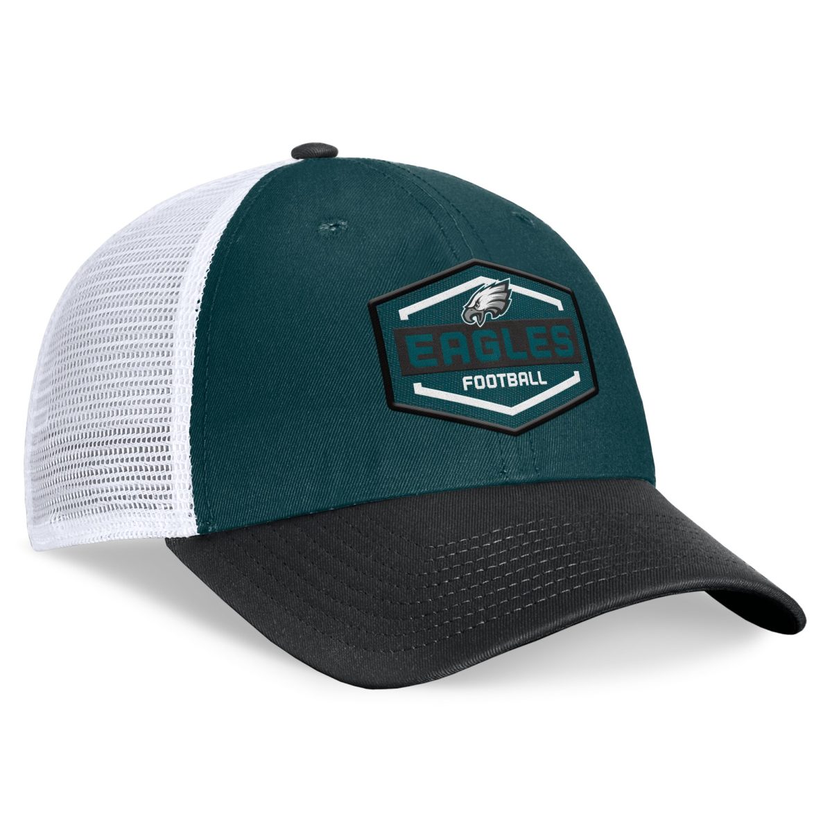mens fanatics midnight greenblack philadelphia eagles bench trucker adjustable hat | NFL Jerseys & Hats Collection at Eagles Jerseys
