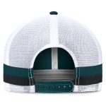 mens fanatics midnight greenwhite philadelphia eagles fundamentals side stripe trucker adjustable hat | NFL Jerseys & Hats Collection at Eagles Jerseys