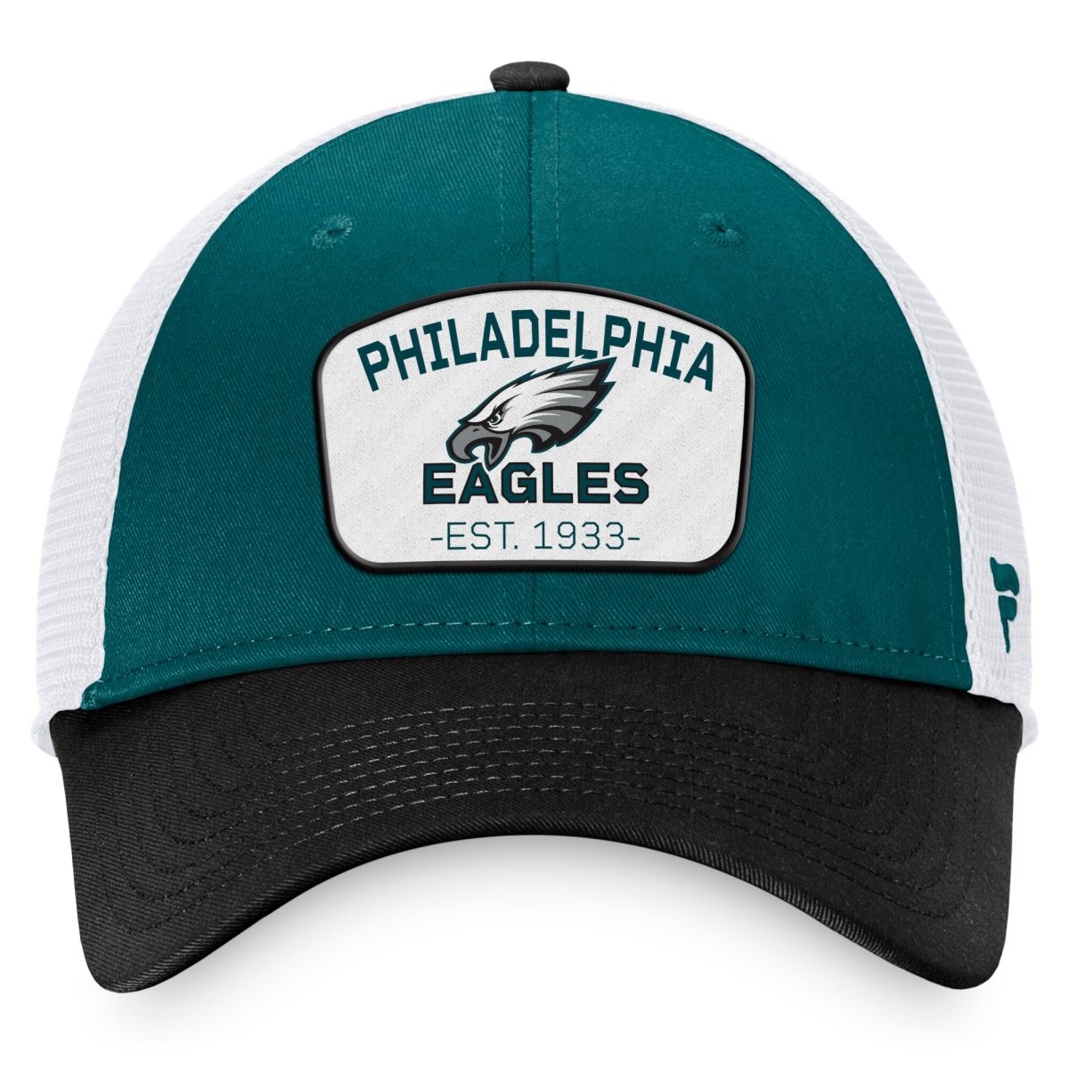 mens fanatics midnight greenwhite philadelphia eagles fundamentals two-tone trucker adjustable hat | NFL Jerseys & Hats Collection at Eagles Jerseys