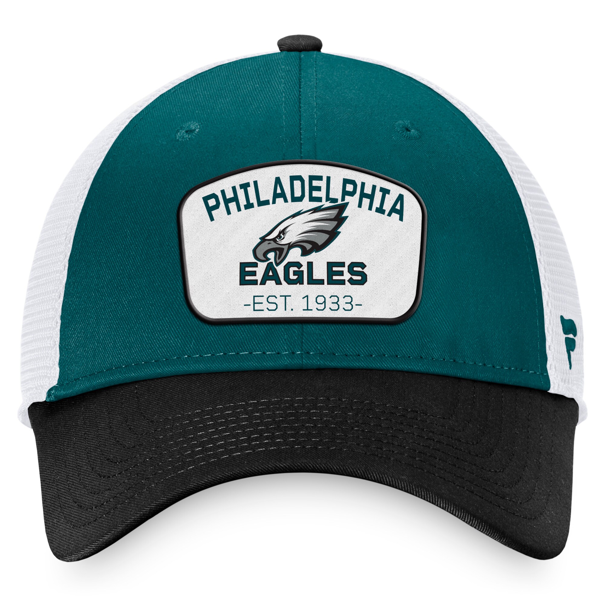 mens fanatics midnight greenwhite philadelphia eagles fundamentals two-tone trucker adjustable hat | NFL Jerseys & Hats Collection at Eagles Jerseys