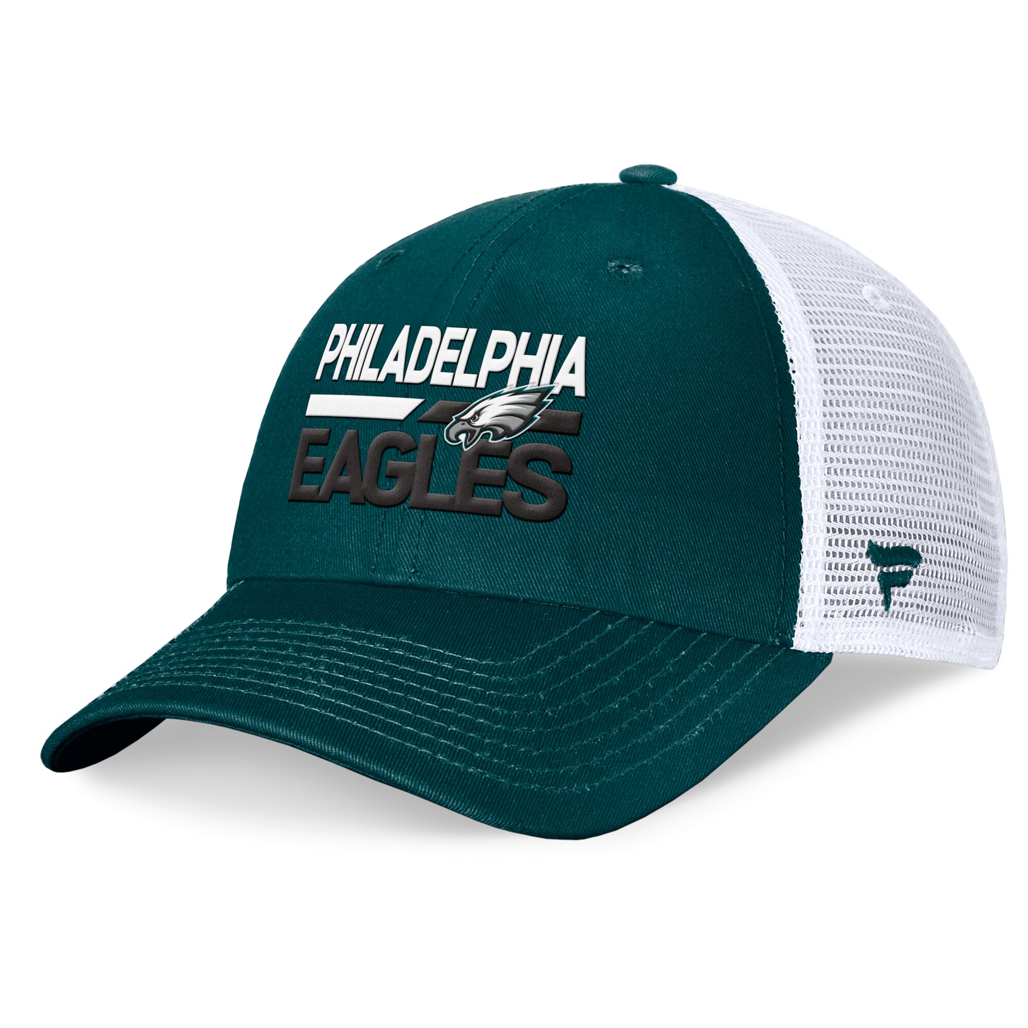 mens fanatics midnight greenwhite philadelphia eagles upper trucker adjustable hat | NFL Jerseys & Hats Collection at Eagles Jerseys