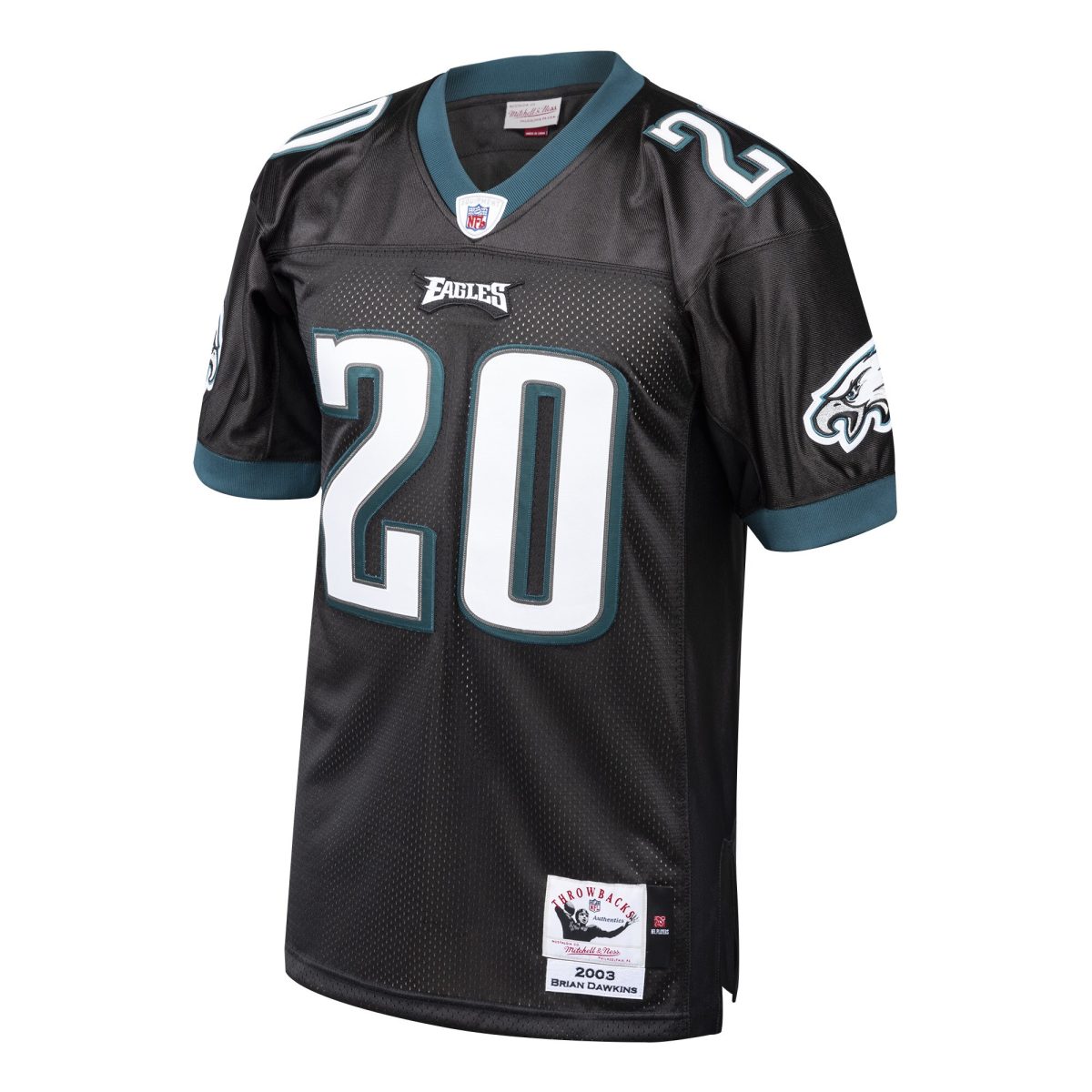 mens mitchell  ness brian dawkins black philadelphia eagles 2003 authentic throwback retired player jersey | NFL Jerseys & Hats Collection at Eagles Jerseys