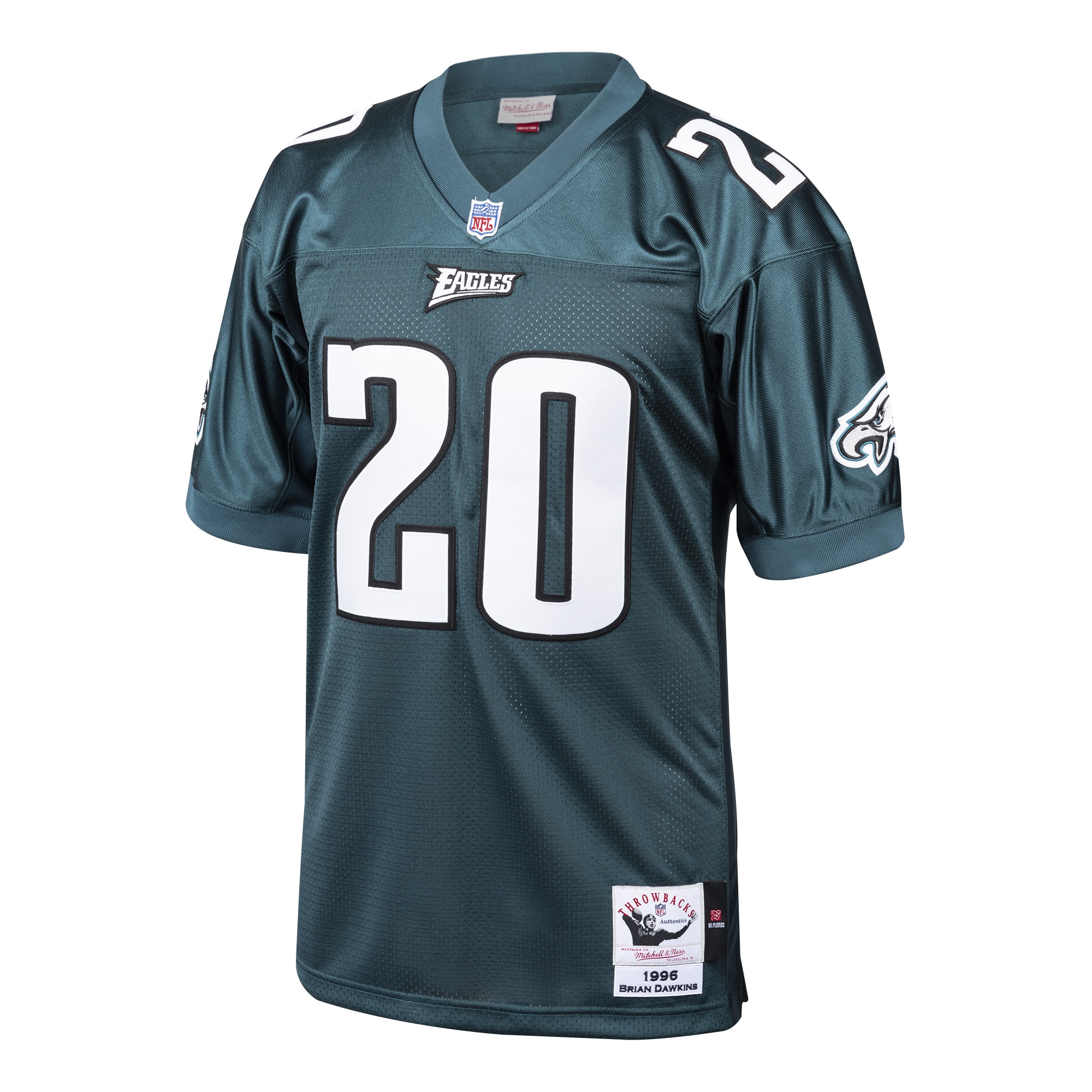 mens mitchell  ness brian dawkins green philadelphia eagles 1996 authentic throwback retired player jersey | NFL Jerseys & Hats Collection at Eagles Jerseys