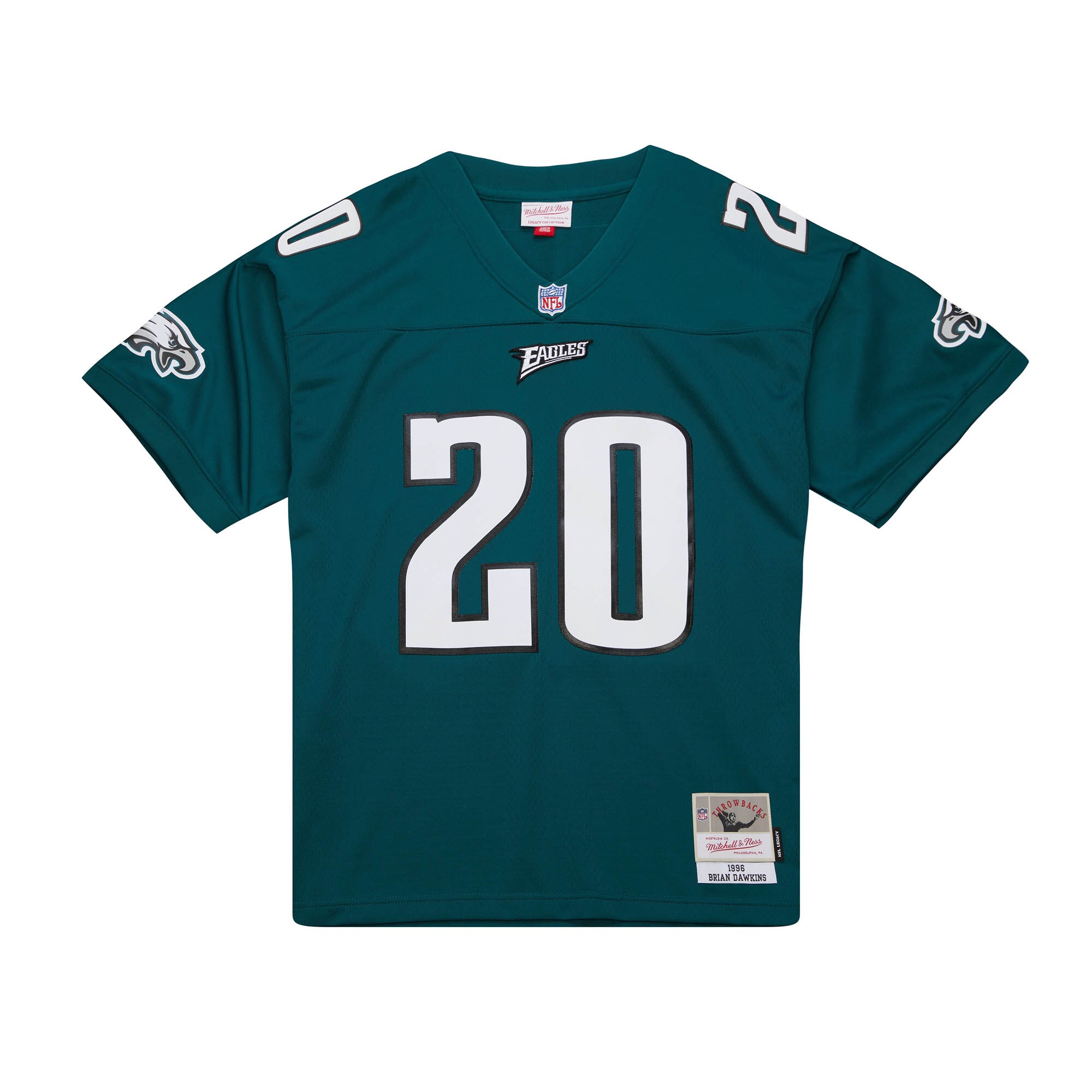 mens mitchell  ness brian dawkins green philadelphia eagles legacy replica jersey | NFL Jerseys & Hats Collection at Eagles Jerseys