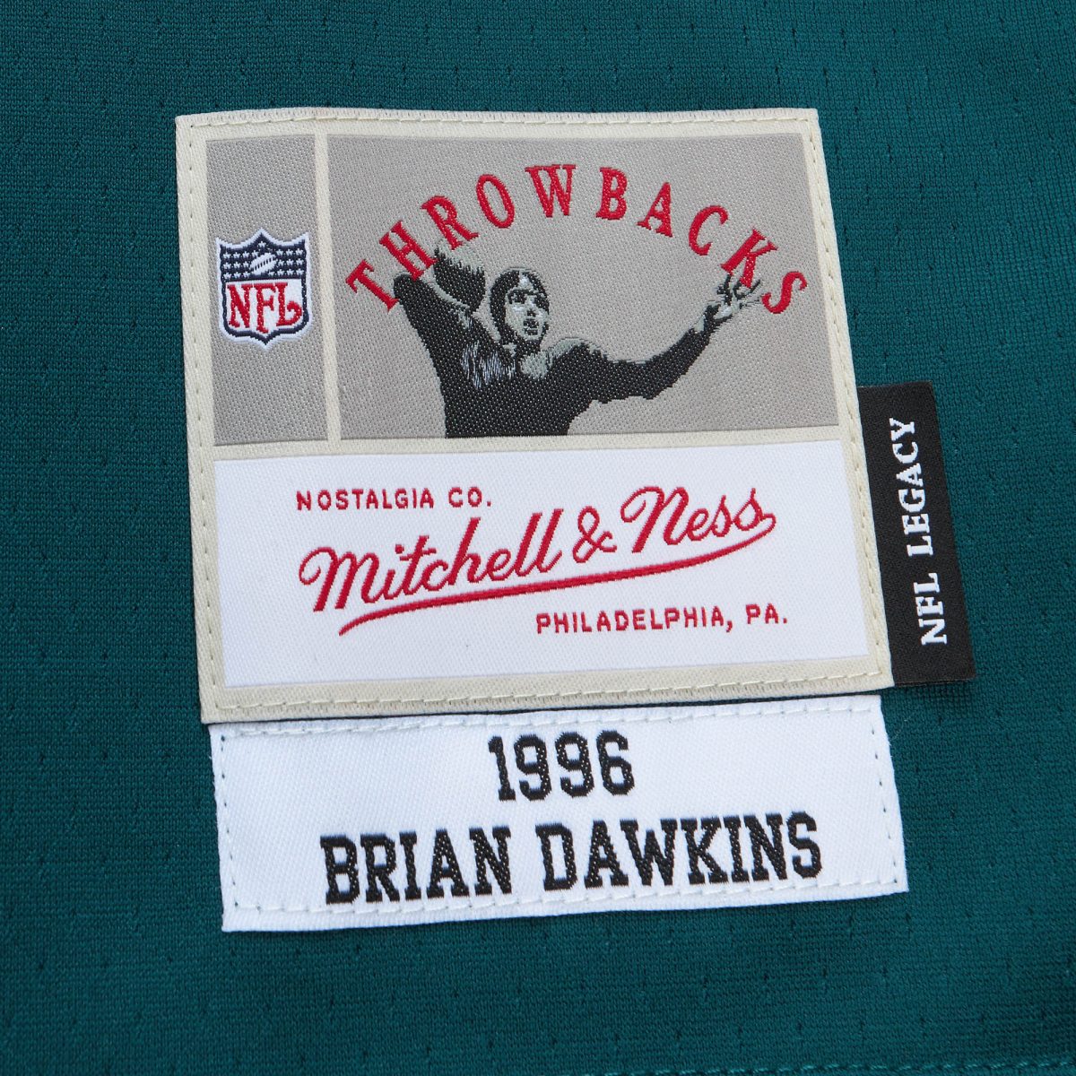 mens mitchell  ness brian dawkins green philadelphia eagles legacy replica jersey | NFL Jerseys & Hats Collection at Eagles Jerseys