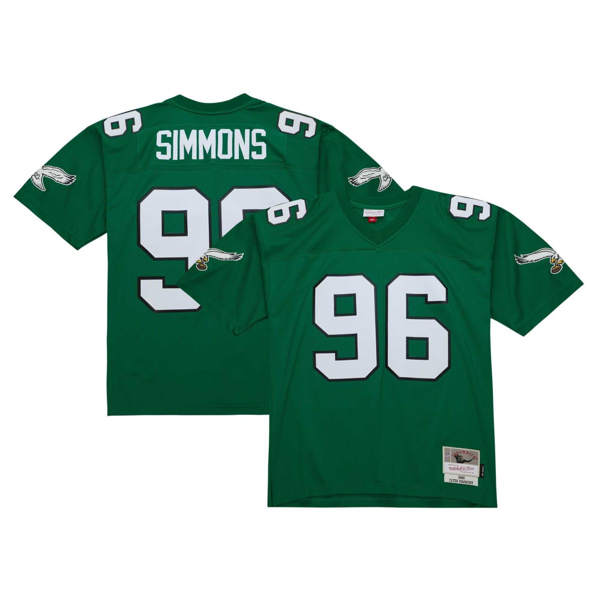 mens mitchell  ness clyde simmons kelly green philadelphia eagles legacy replica jersey | NFL Jerseys & Hats Collection at Eagles Jerseys