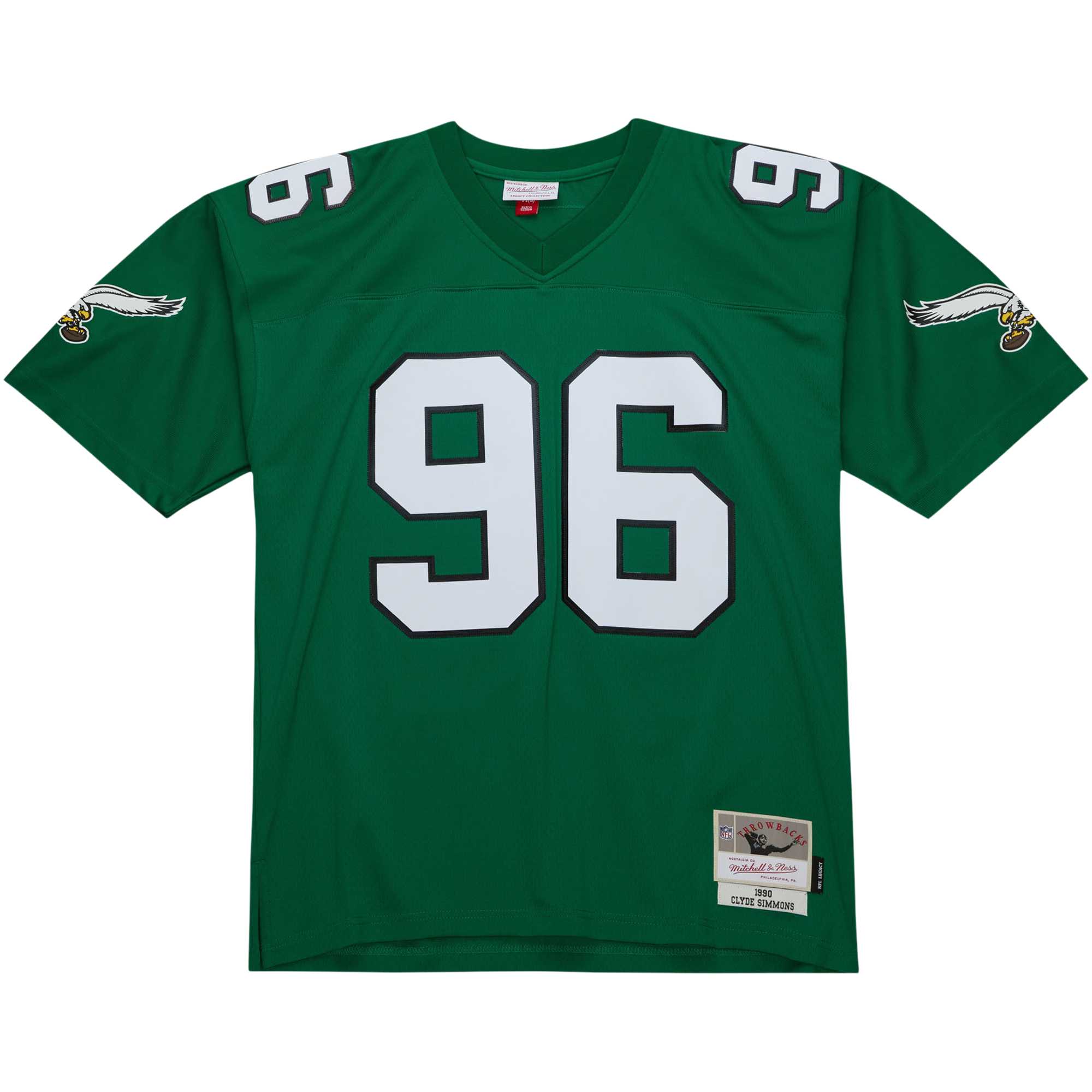 mens mitchell  ness clyde simmons kelly green philadelphia eagles legacy replica jersey | NFL Jerseys & Hats Collection at Eagles Jerseys