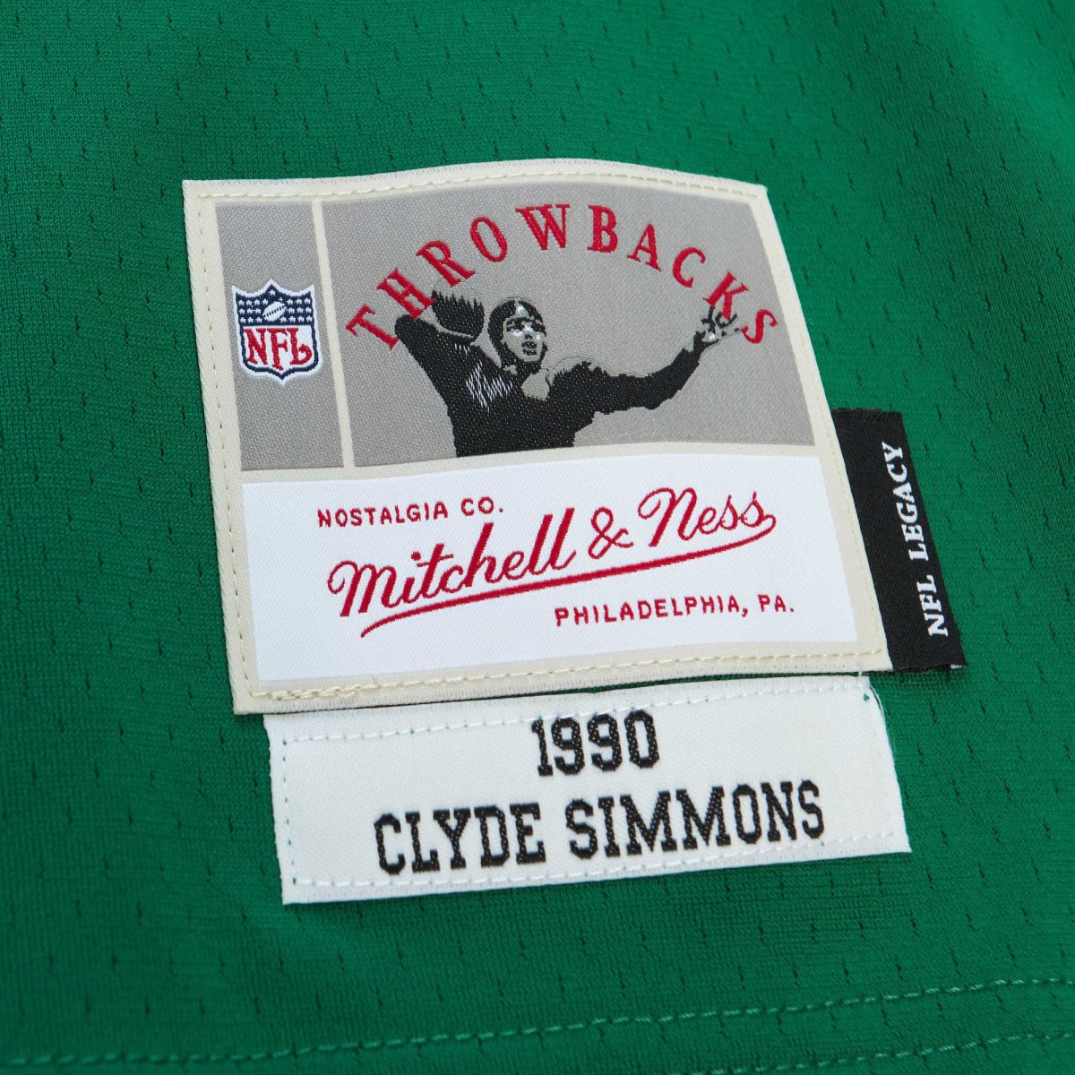 mens mitchell  ness clyde simmons kelly green philadelphia eagles legacy replica jersey | NFL Jerseys & Hats Collection at Eagles Jerseys