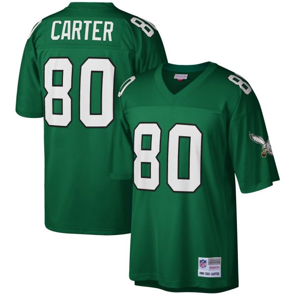 mens mitchell  ness cris carter kelly green philadelphia eagles legacy replica jersey | NFL Jerseys & Hats Collection at Eagles Jerseys