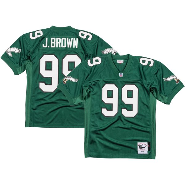 mens mitchell  ness jerome brown kelly green philadelphia eagles 1991 authentic jersey | NFL Jerseys & Hats Collection at Eagles Jerseys