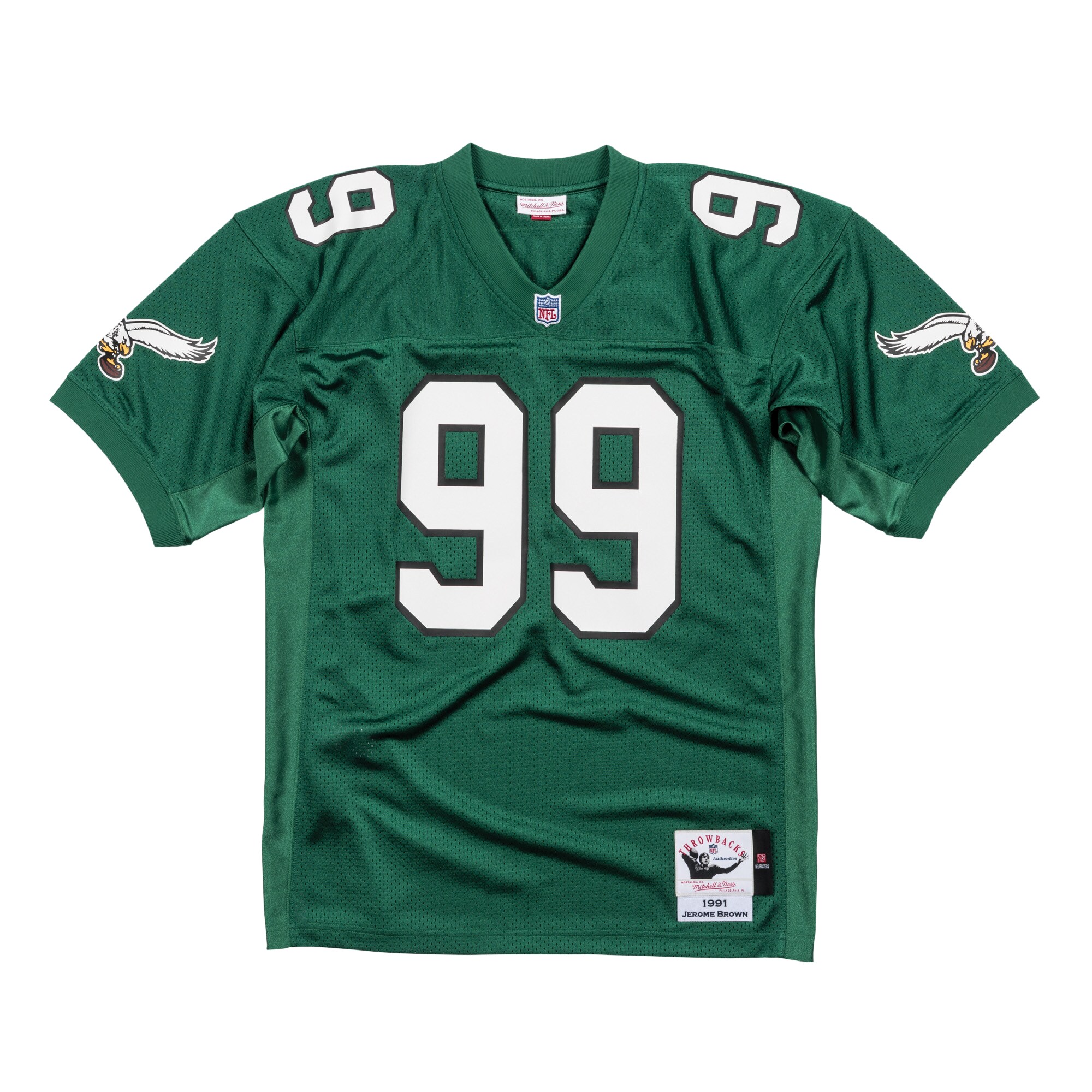 mens mitchell  ness jerome brown kelly green philadelphia eagles 1991 authentic jersey | NFL Jerseys & Hats Collection at Eagles Jerseys