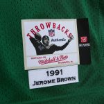mens mitchell  ness jerome brown kelly green philadelphia eagles 1991 authentic jersey | NFL Jerseys & Hats Collection at Eagles Jerseys