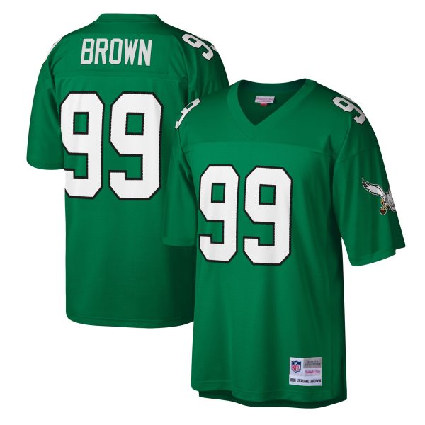 mens mitchell  ness jerome brown kelly green philadelphia eagles legacy replica jersey | NFL Jerseys & Hats Collection at Eagles Jerseys