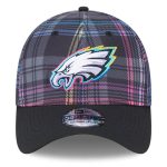 mens new era black philadelphia eagles 2024 nfl crucial catch plaid 39thirty flex hat | NFL Jerseys & Hats Collection at Eagles Jerseys