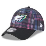 mens new era black philadelphia eagles 2024 nfl crucial catch plaid 39thirty flex hat | NFL Jerseys & Hats Collection at Eagles Jerseys