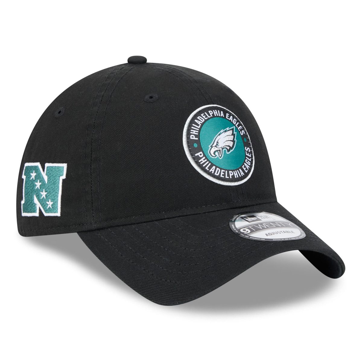 mens new era black philadelphia eagles 2024 sideline 9twenty adjustable hat | NFL Jerseys & Hats Collection at Eagles Jerseys