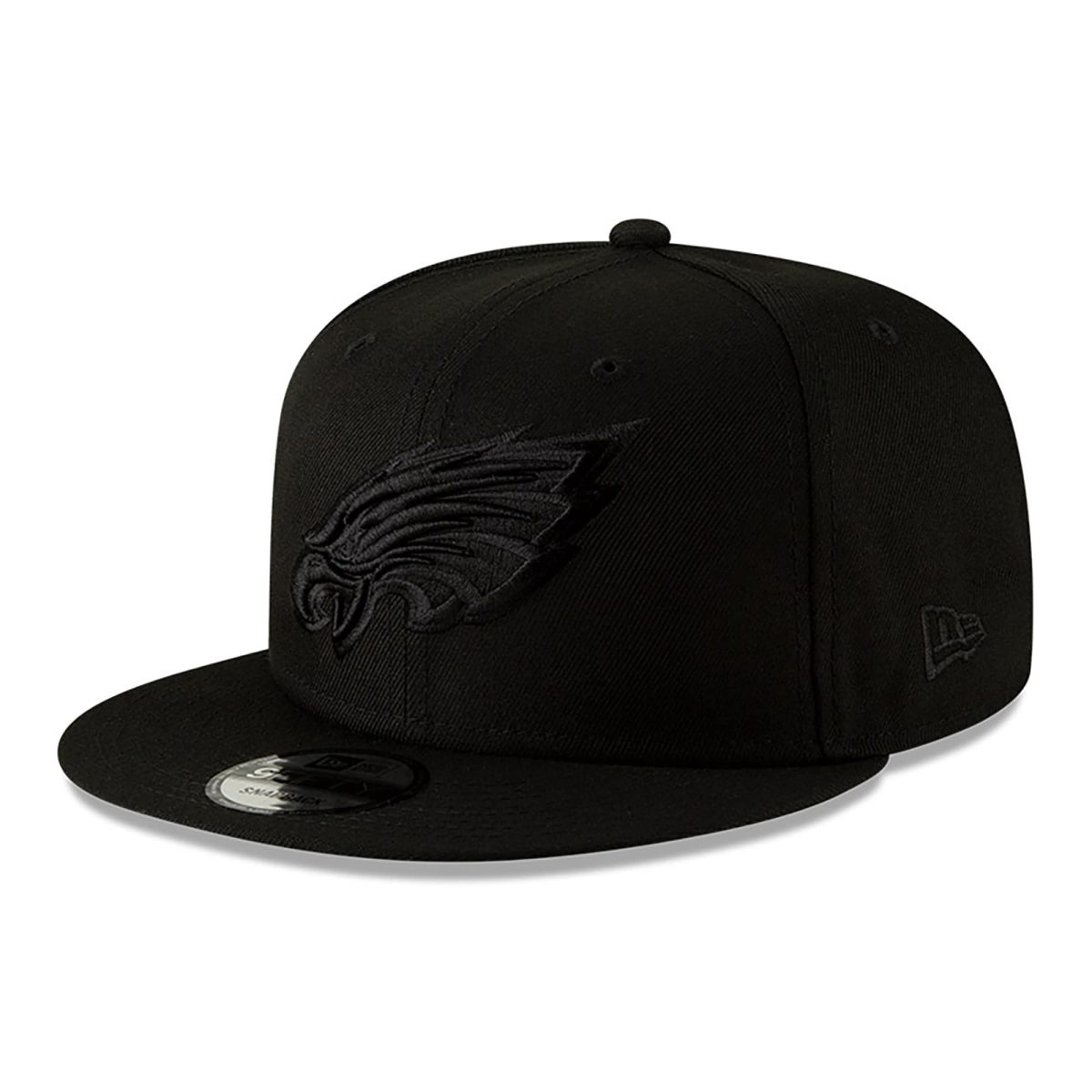 mens new era black philadelphia eagles black on black 9fifty adjustable hat | NFL Jerseys & Hats Collection at Eagles Jerseys