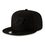 mens new era black philadelphia eagles black on black 9fifty adjustable hat | NFL Jerseys & Hats Collection at Eagles Jerseys